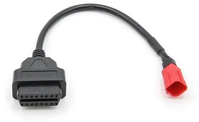Produktbild von Techstar® OBD2 Diagnose-Adapterkabel mit 6 auf 16 Pins für Honda-Motorräder