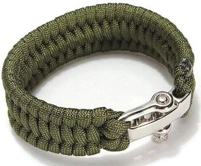 Productafbeelding van Paracord survivalarmband voor buitenactiviteiten en noodhulp – Verstelbare parachutetouwarmband voor reizen, kamperen en wandelen
