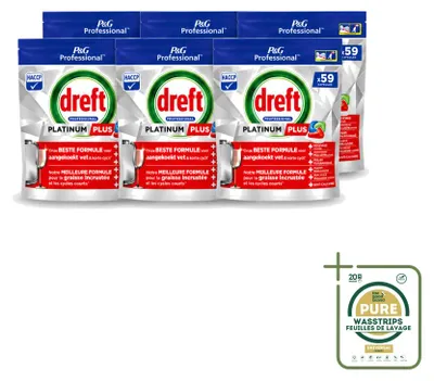 Produktbild von 6 x Fairy Dreft Handgeschirrspülmittel Original 8 x 1000 ml - Vorratspackung - 6 Stücke