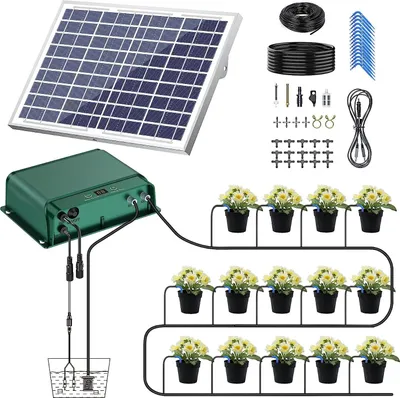 Obrázek produktu pro Solární zavlažovací systém IC006 pro 50 rostlin