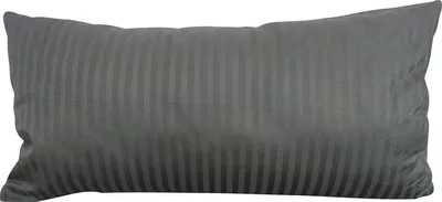 Produktbild von Bettwäsche 135x200 + 80x80 Satin HOTEL DAMAST Premium Baumwolle 1 teilig Kissenhülle anthrazit ca. 40x80 cm