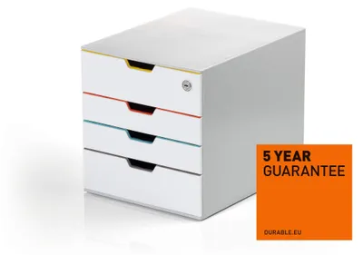 Obrázek produktu pro DURABLE Uzamykatelný zásuvkový box VARICOLOR® MIX 4 SAFE, vícebarevné, 762627