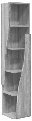Zdjęcie produktu dla Szafka narożna Szary Sonoma 27,5x27x140cm