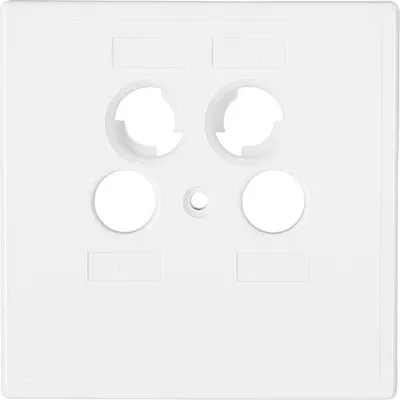 Zdjęcie produktu dla Axing SZU 2-02, Biały, Konwencjonalny, TZU 1-00, SAT+ TV + Radio, 80 mm, 80 mm