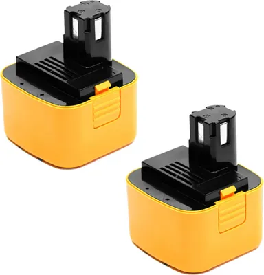 Image de CELLONIC 2x Batterie pour Outil Compatible avec Panasonic EY7202, EY6409, EY6100, EY9001 - (3000mAh, 12V)