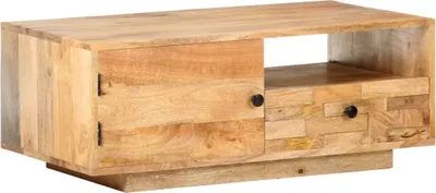 Produktbild von The Living Store Couchtisch 90x50x35 cm Mango Massivholz