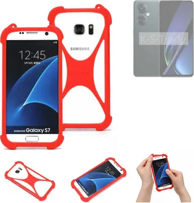 Produktbild von K-S-Trade Handy-Hülle kompatibel mit Oppo K11x Schutz-Hülle Bumper Silikon Schutz Hülle Cover Case Silikoncase Silikonbumper TPU Softcase