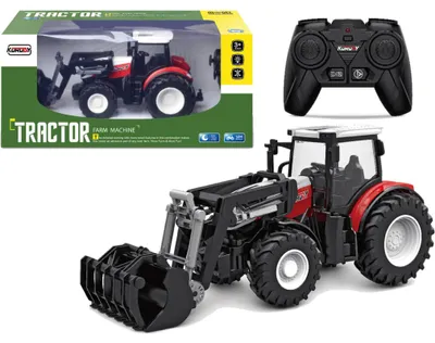 Zdjęcie produktu dla Traktor zdalnie sterowany 2,4 G czerwony