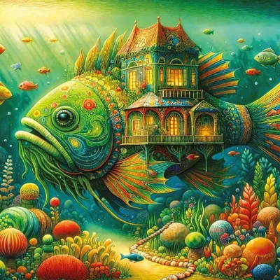 Produktbild von KUNSTPUZZLE Fischhaus 1000 Puzzles