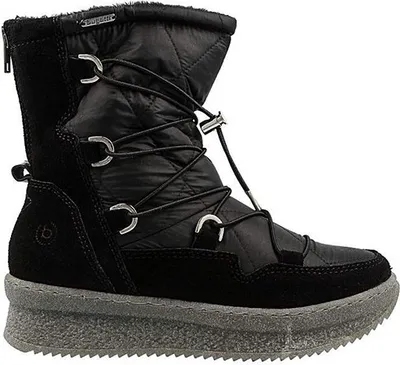Produktbild von Bugatti Damenstiefel aus schwarzem Leder, isoliert 37