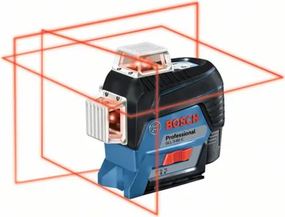 Produktbild von Linienlaser GLL 3-80 C, 4 x 1,5 V-LR6-Batterie + Baustativ BT 150 Professional