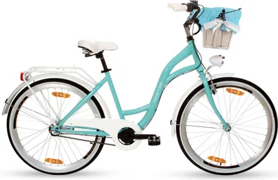 Produktbild von Goetze Style 26 Zoll Damen Citybike, 3-Gang Shimano Nabenschaltung, Tiefeinstieg mit Rücktrittbremse, Komfort-Damenfahrrad mit Korb