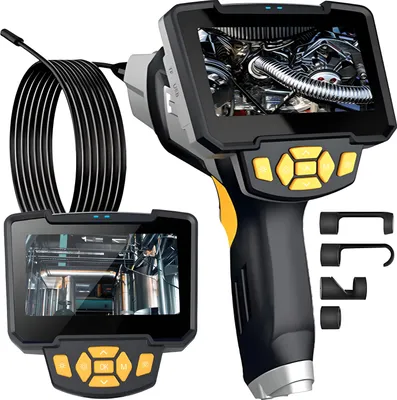 Produktbild von Endoskopkamera 5m Profi Endoskop mit LED Licht und 4.3 Zoll Vollfarbbildschirm Inspektionskamera Endoscope Kamera mit Wasserdicht IP67 Objektiv Retoo