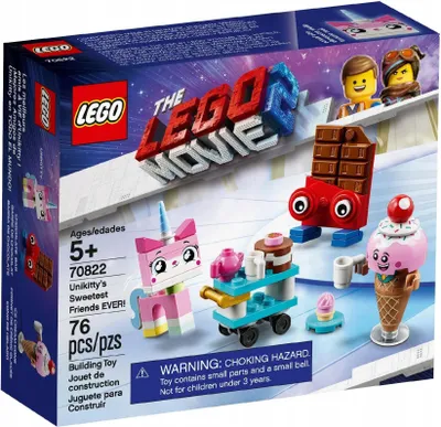 Zdjęcie produktu dla LEGO MOVIE 2 Unikitty's Sweetest Friends EVER!, Zestaw do budowania, 5 lat(a), Plastik, 76 szt., 80 g