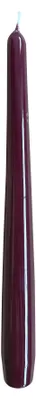 Produktbild von Gelackte Spitzkerzen Bordeaux 240 x Ø 23 mm, 12 Stück