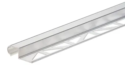 Zdjęcie produktu dla Profil schodowy aluminiowy ZET owalny Cezar Naturalny surowy 2,50m