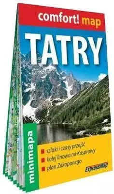 Zdjęcie produktu dla Tatry laminowana mapa turystyczna mini 1:80 000