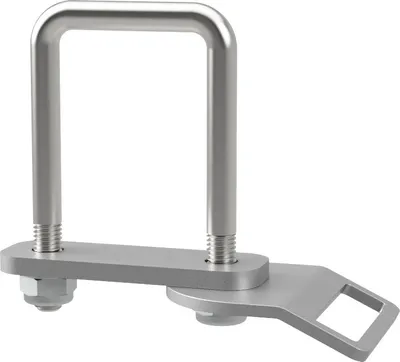 Obrázok produktu pre U-skrutka M10 s upínacou doskou, upevňovacím okom a maticami príves pozinkované SUPROD, M10, LW=51, LH=95 mm