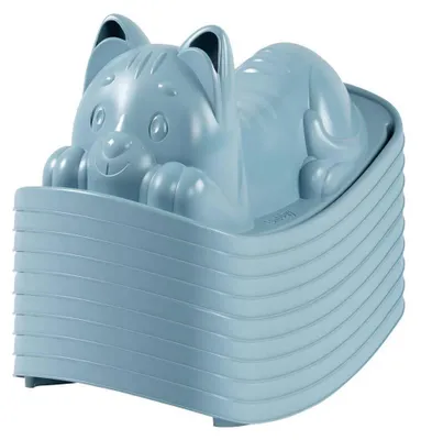 Produktbild von Smoby Schaukel Katze blau - ergonomisches Kleinkindspielzeug für draußen