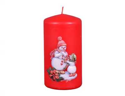 Zdjęcie produktu dla Nohel Świeca ogrodowa SNOWWARRIERS WAR christmas d6x10cm