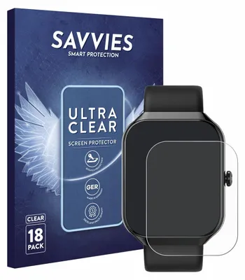 Produktbild von 18x Für Motast 2026 1.96" Schutzfolie Savvies Displayschutz Display Schutz Folie Klar Transparent