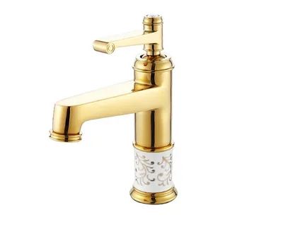 Immagine prodotto di Miscelatore lavabo KRAN retro GOLD in piedi MINEA LAUFERI