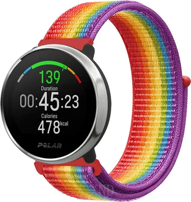 Produktbild von Strap-it Polar Unite Nylonarmband (Regenbogen)