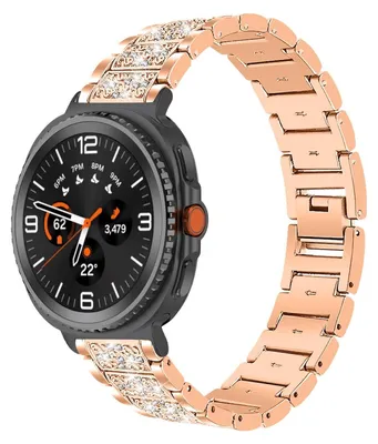 Obrázek produktu pro Nerezové ocelové náramky pro hodinky Samsung Galaxy Watch 9 / 8 / 8 Classic s designem diamantů
