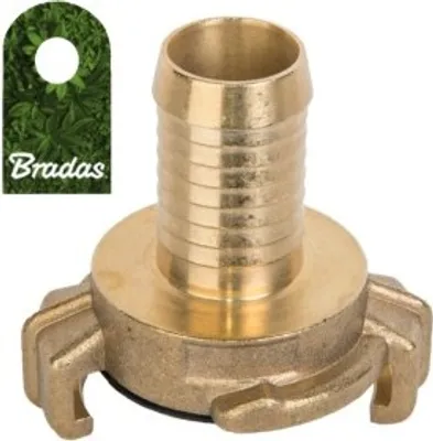 Produktbild von Geka-System Schnellkupplung Schlauchtülle Klauenkupplung 1" 25mm Messing BR-GK104 BRADAS