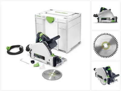 Immagine prodotto di Festool TS 55 REBQ-PLUS sega a tuffo 1200 W 160 mm + SYS3 ( 576000 ) Successore di 561551