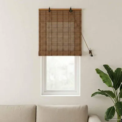 Produktbild von Rollo Braun 40 x 160 cm Bambus - Rollos c3436
