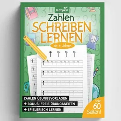 Produktbild von Zahlen schreiben lernen ab 5 Jahren