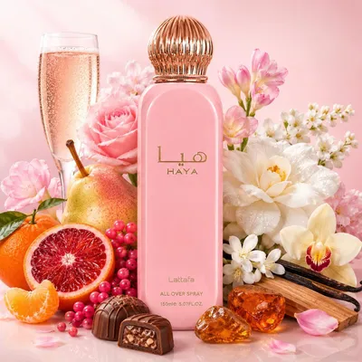 Produktbild von Lattafa HAYA Pink All Over Spray 150 ml Body Spray