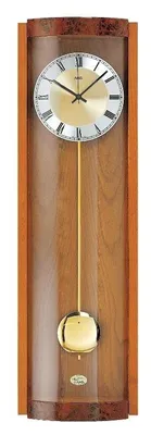 Produktbild von AMS 5087/9 Wanduhr Funk Funkwanduhr mit Pendel Holz kirschbaum farben Pendeluhr