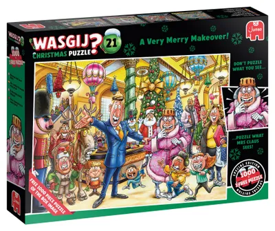 Produktbild von Wasgij Christmas 21 - Eine fröhliche Verwandlung (2x1000 Teile)