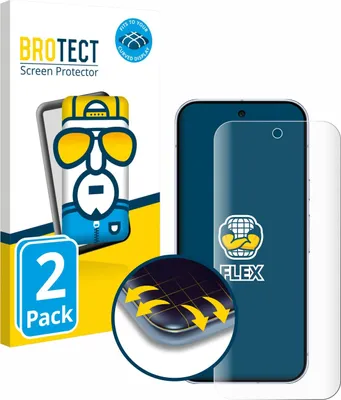 Produktbild von 2x BROTECT Fullscreen Schutzfolie für Google Pixel 10 Pro Displayschutz Folie Fullcover Klar Transparent
