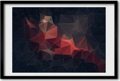 Produktbild von Bild 60x40 MDF-Rahmen, Wandkunst abstrakt