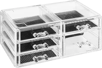 Produktbild von Organizer für Schmuck, Kleinteile, Accessoires - transparent, 5 Schubladen