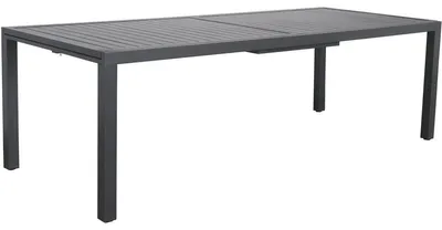 Produktbild von Ausziehbarer Gartentisch aus Metall "Salou" - 240/300 x 100 x 75 cm - Grau