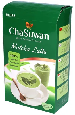 Produktbild von Hotta ChaSuwan Matcha Latte Sachets 12er