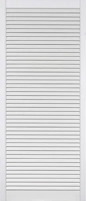 Produktbild von ben+camilla.com offene Lamellentür 140,6x59,4cm weiß PREMIUM LACKIERT Massivholz Kiefer
