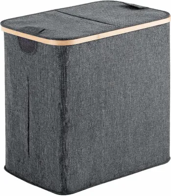 Image de YOSHI Panier à linge 53x51x34cm, Gris