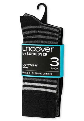Produktbild von Schiesser Herren 3 Pack Herrensocken sortiert 1 Pack (Mehrfach) Gr. 403