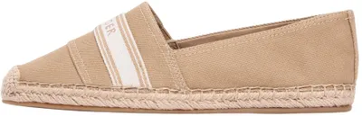 Produktbild von Tommy Hilfiger Canvas Denim Espadrilles, Espadrilles, Weiblich, Erwachsener, Beige, Safari canvas, Kanvas, Baumwolle