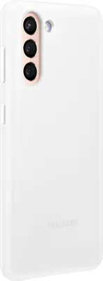 Produktbild von Samsung Galaxy S21 Hlle - Kunstleder - Samsung Backcover - Wei