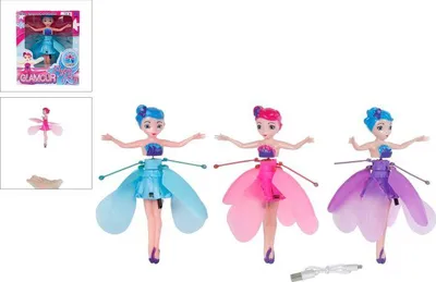 Produktbild von Van Manen Glamour fliegende Fee, 3-fach sortiert 621785