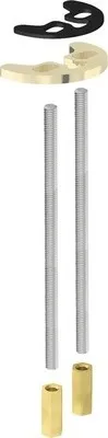 Produktbild von AVITAL Befestigungsset für Armaturen mit 2 Bolzen lang