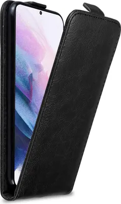 Obrázek produktu pro Cadorabo pouzdro pro Samsung Galaxy S21 PLUS Ochranný kryt v černém flipovém pouzdře Mobile Case Cover