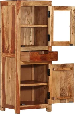 Produktbild von vidaXL Highboard 40x34x110 cm Massivholz Akazie