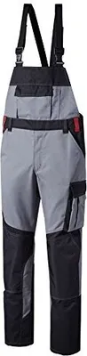 Produktbild von Latzhose Concept grau/schwarz Gr.50